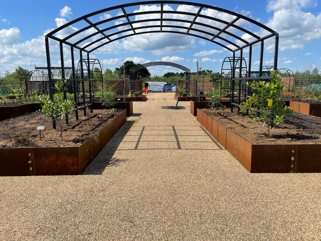 Tar and Chippings completed project installation by Greenstone Landscapes
