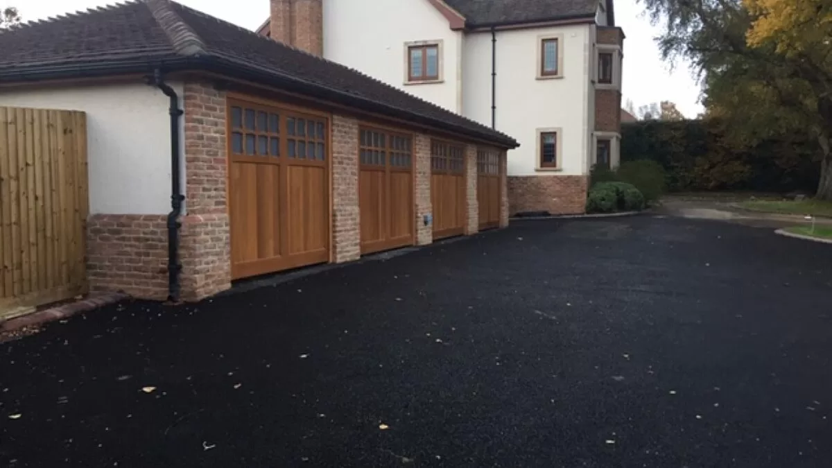Resin driveway Stock before installation