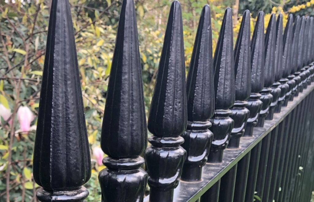 Metal decorative fencing installed by Greenstone Landscapes in Essex