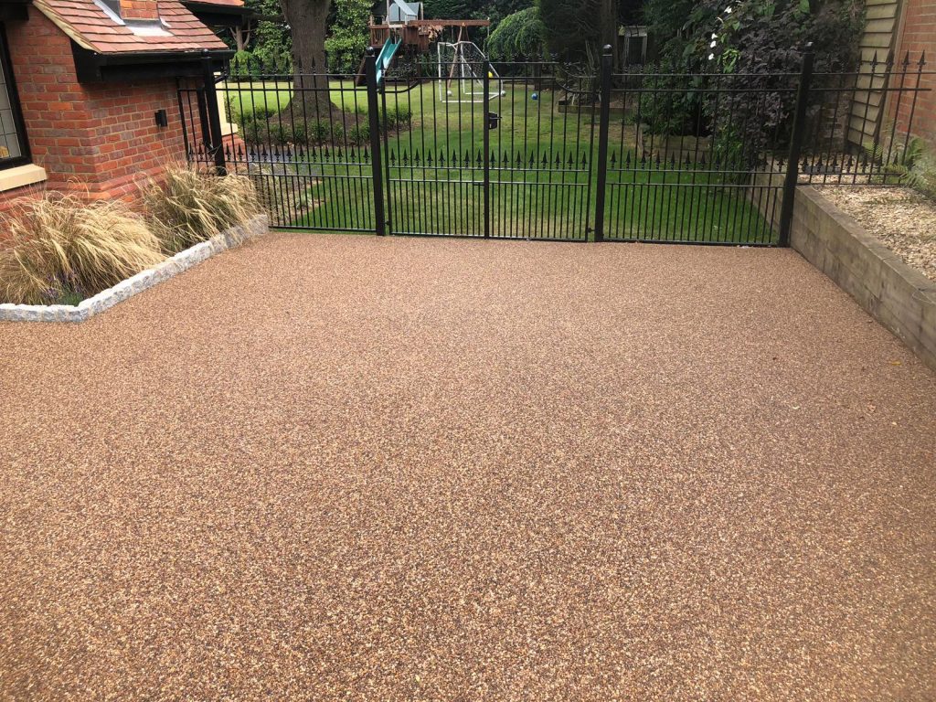 resin driveway installed by Greenstone Landscapes