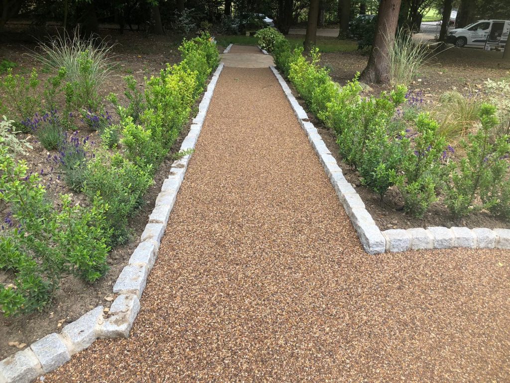 resin pathway at Gerrard's cross