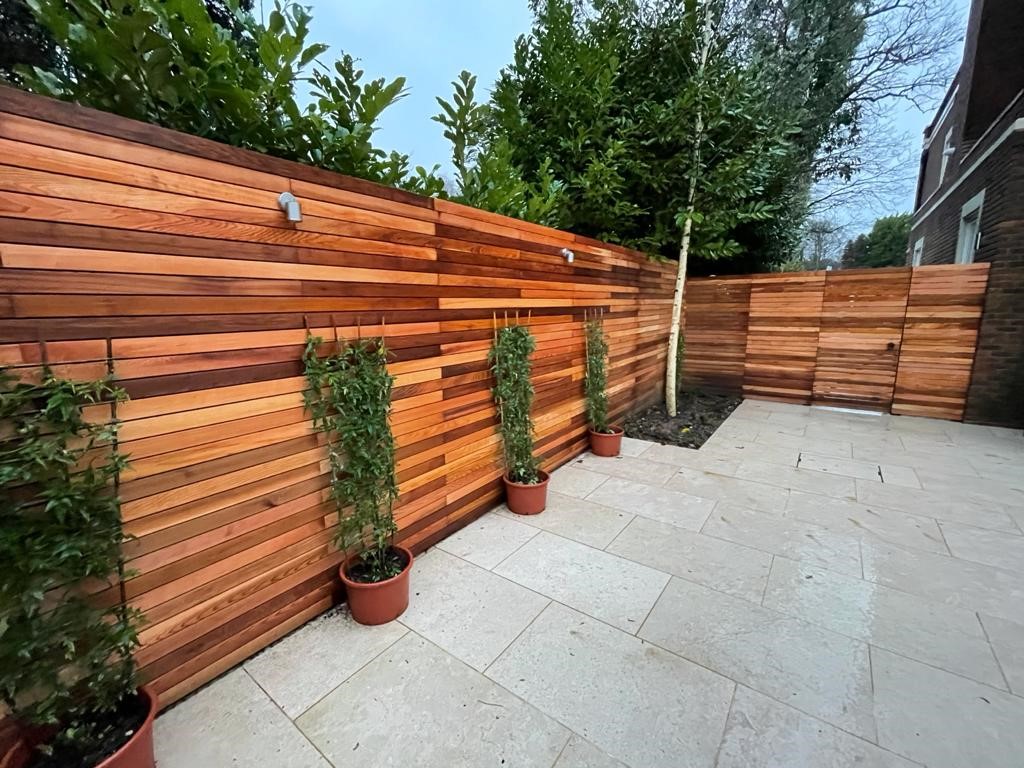 hard and soft landscaping project