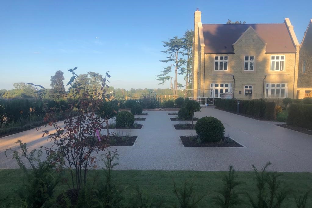 resin bound walkways in the extensive gardens