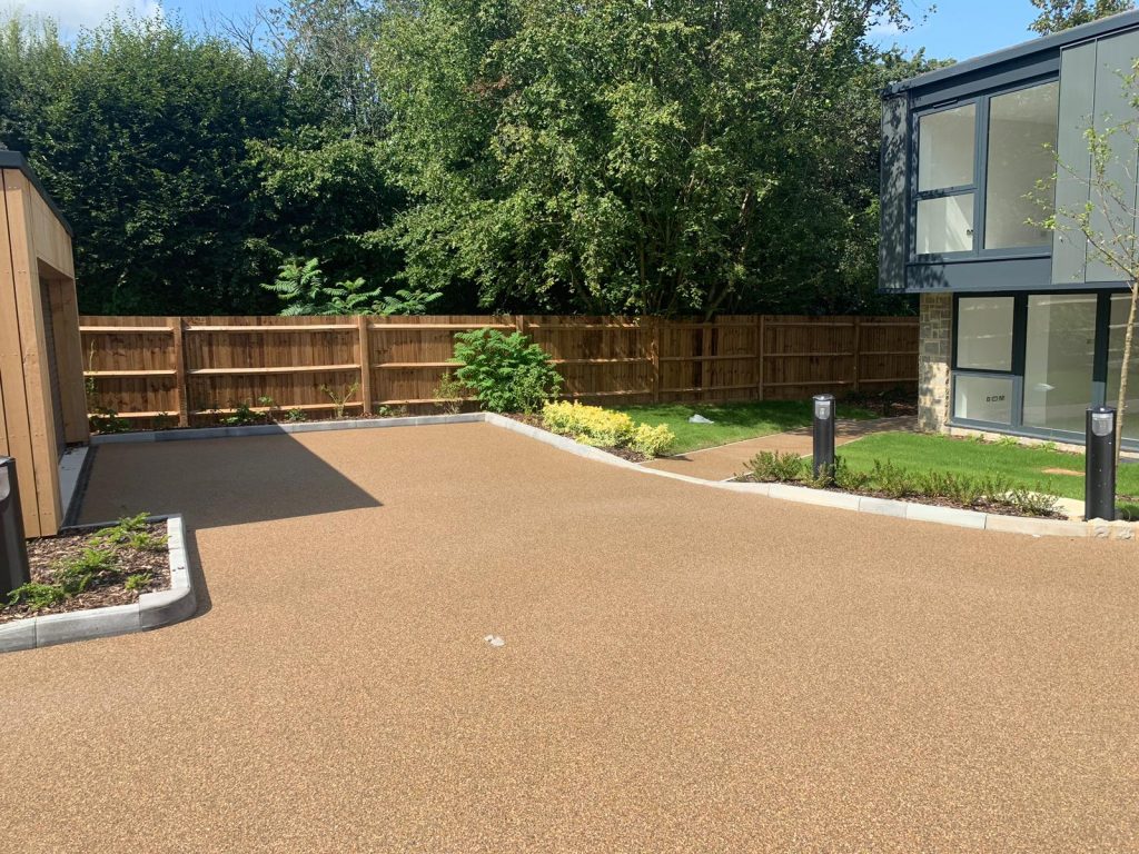 Resin bound drive in Seven Oaks installed by Greenstone Landscapes