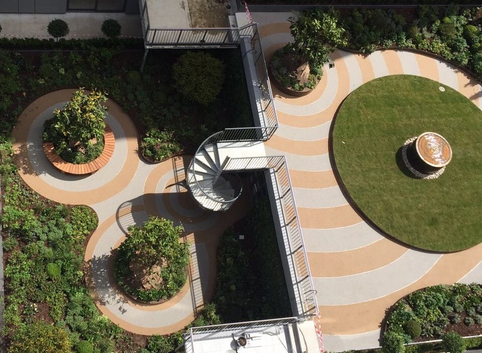 resin bound patio installed by greenstone landscapes evidencing resin surfacing ideas