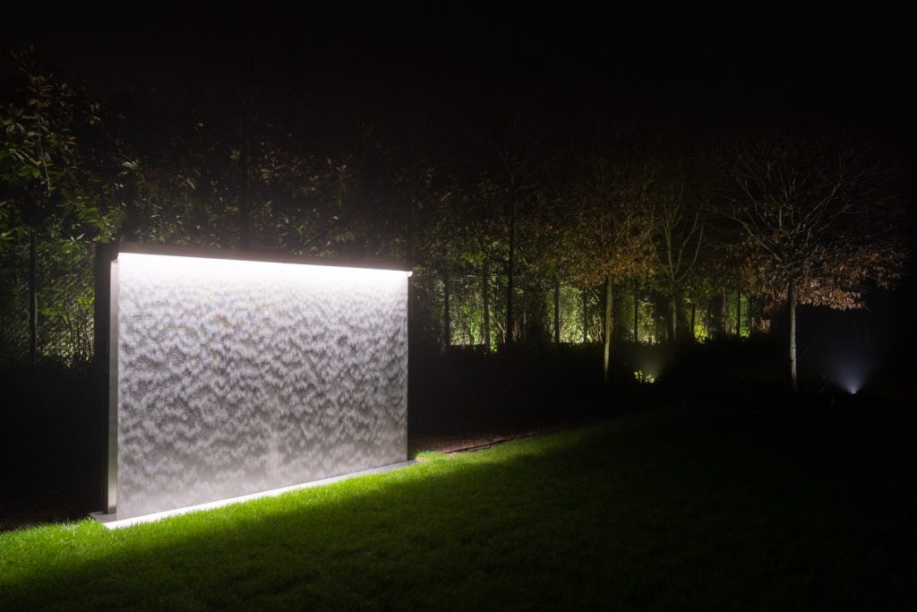 hard landscaping Surrey, waterfall installation