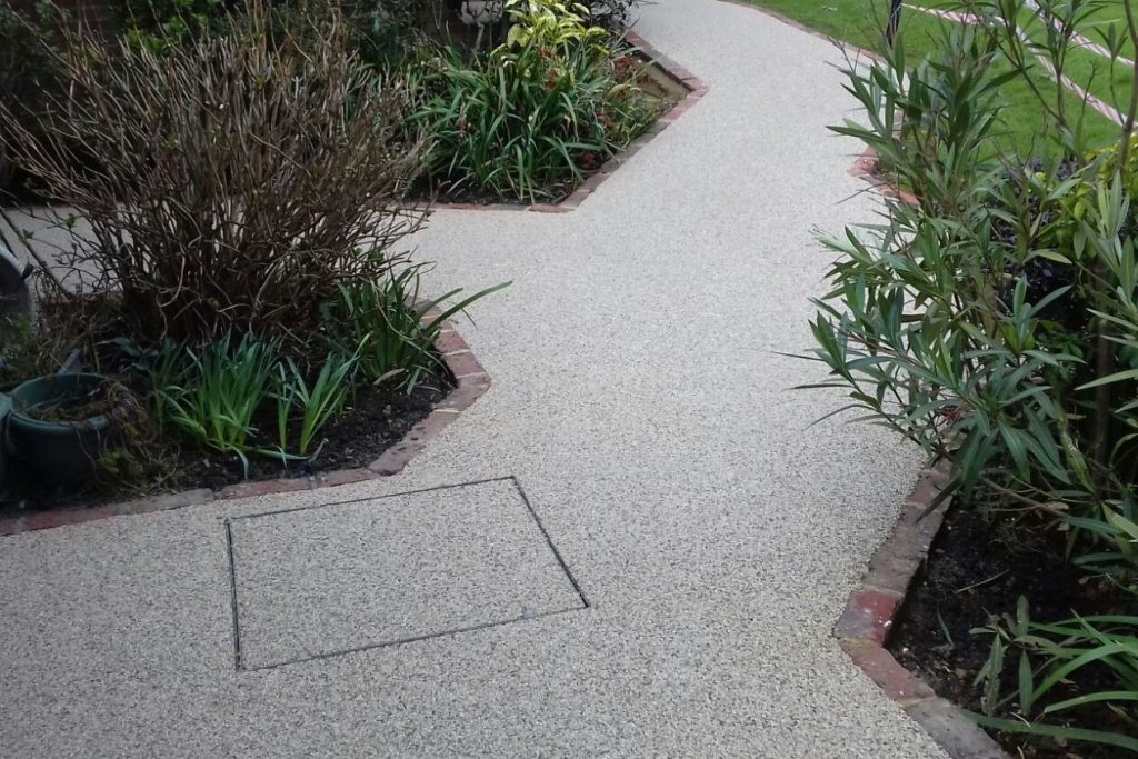 Resin bound pathway at the Finchley charities
