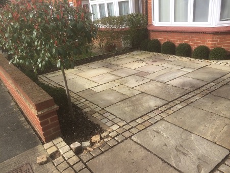 Before resin bound driveway installation