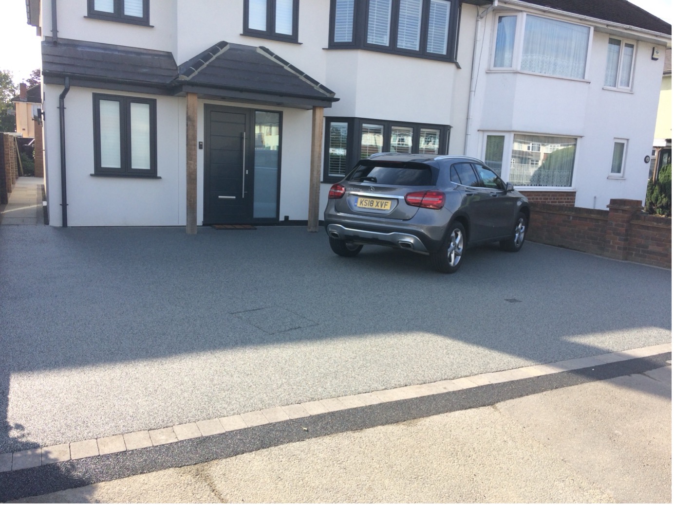 Resin driveway Brentwood after Installation