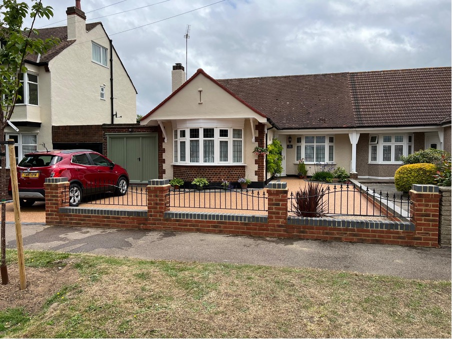 resin driveway upminster after installation