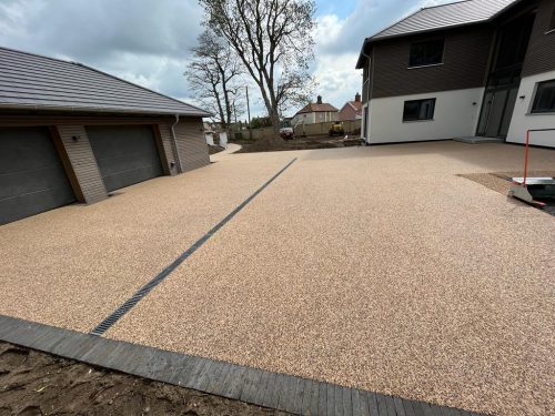 Completed resin bound gravel installation in Norwich