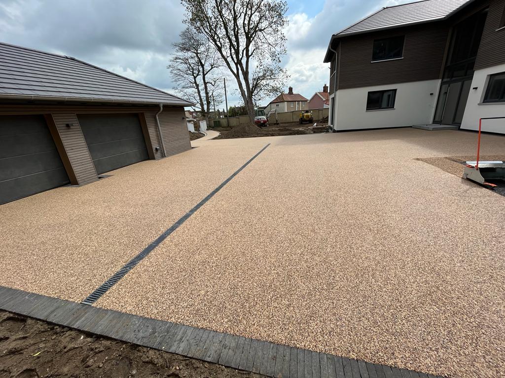 Completed resin bound gravel installation in Norwich
