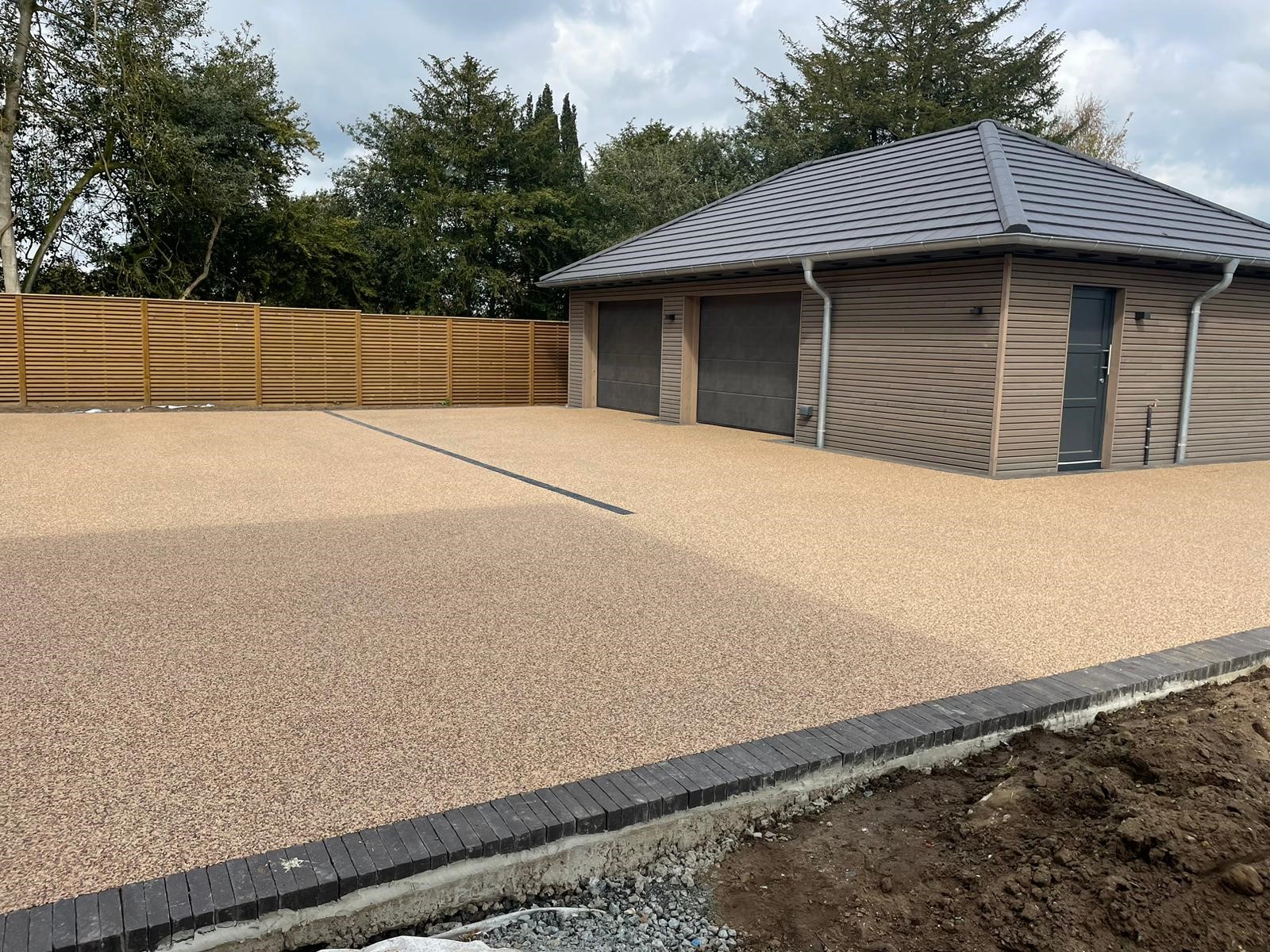 Norwich Resin driveway after