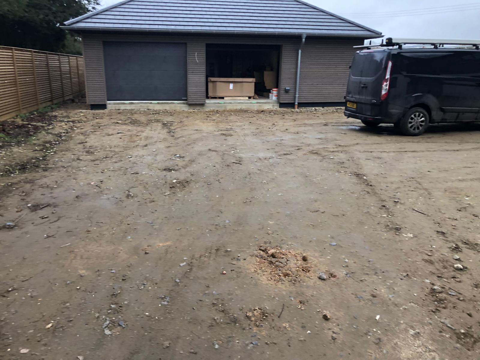 resin driveway Norwich before